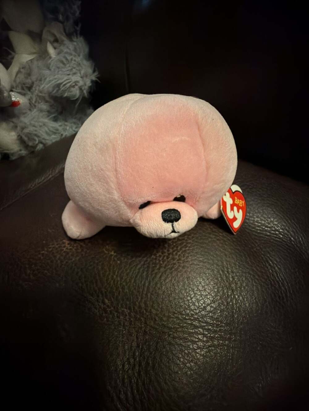 Baby Ty- Baby Pups (Pink and white dog),